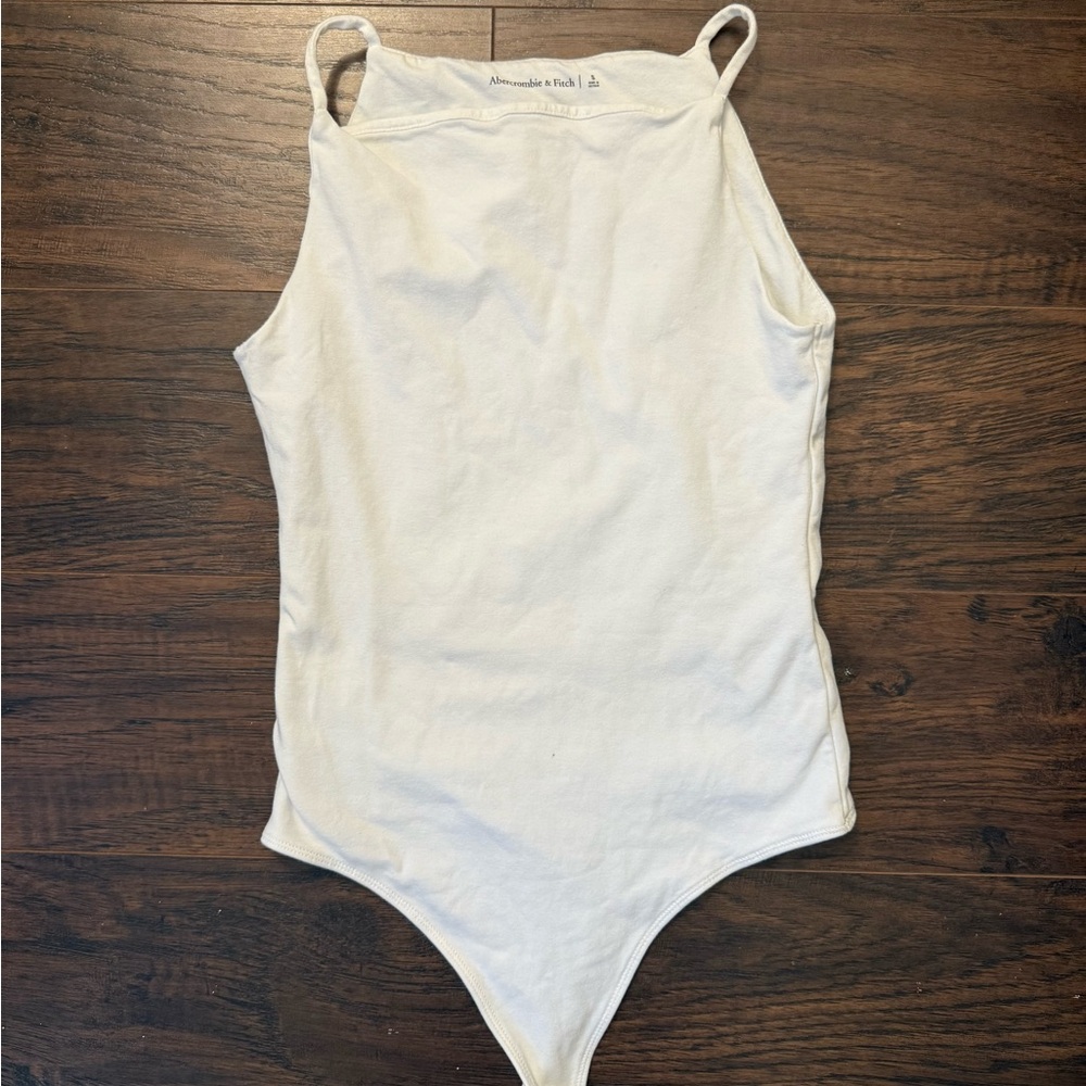 Abercrombie & Fitch Cream Bodysuit small